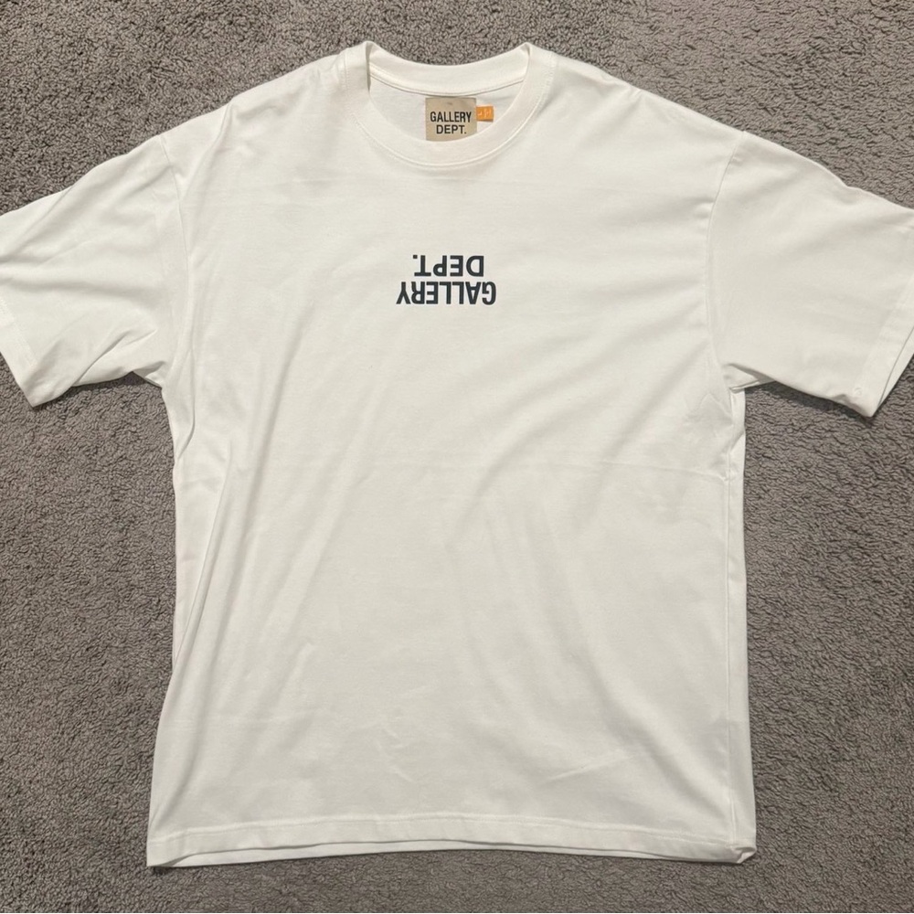 Gallery Dept White Short Sleeve Tee